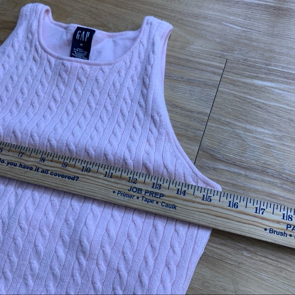 Y2K Gap Cable Knit Halter Neck Top M - Picture 5 of 9